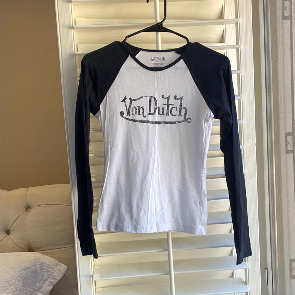 🌼 Von Dutch Long Sleeve Excellent Condition rockabilly tee